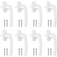 Fenstergriff Aluminium Weiß 8