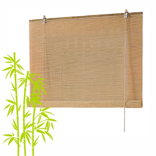 Bambusrollo klemmfix ohne - bambusrollo,