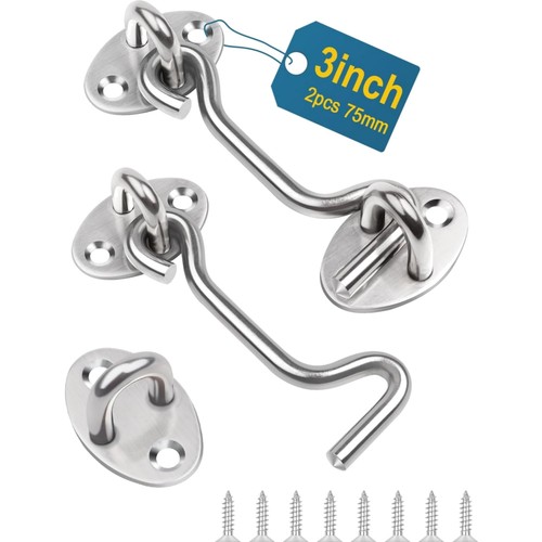 Sturmhaken edelstahl zoll 2 - edelstahl,