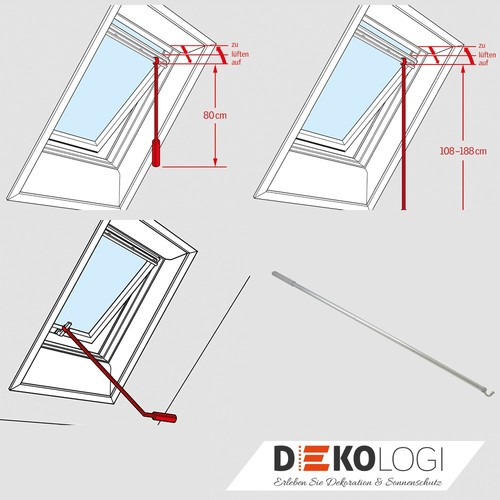 Velux zubehör bedienstangen - velux, zubehör: