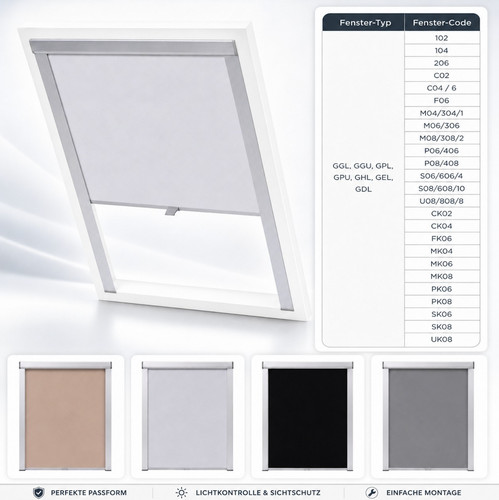 Verdunklungsrollo für velux - verdunklungsrollo,